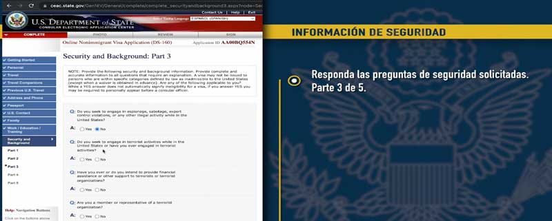 Requisitos para visa de turista a Estados Unidos por primera vez